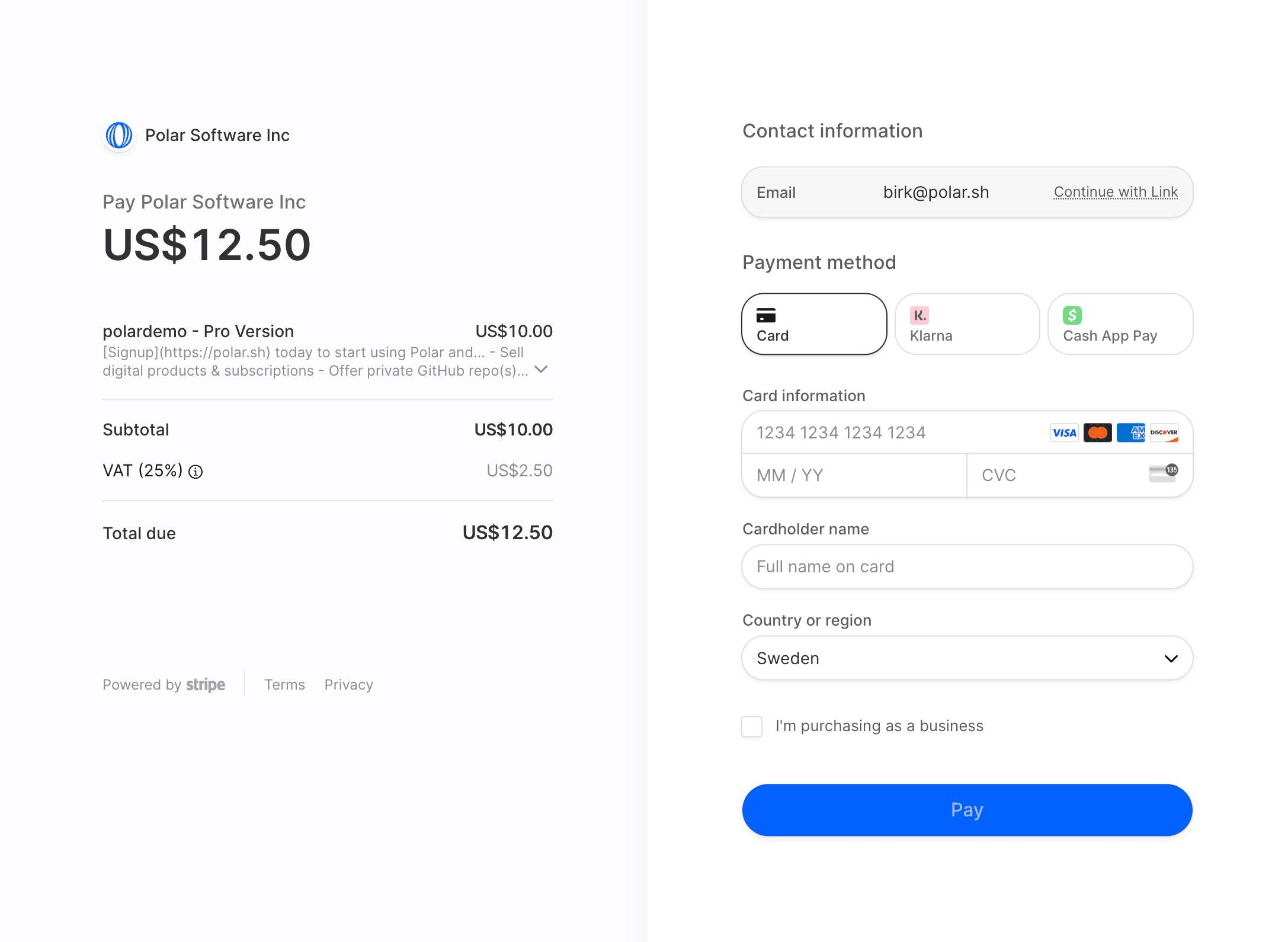 Stripe Checkout