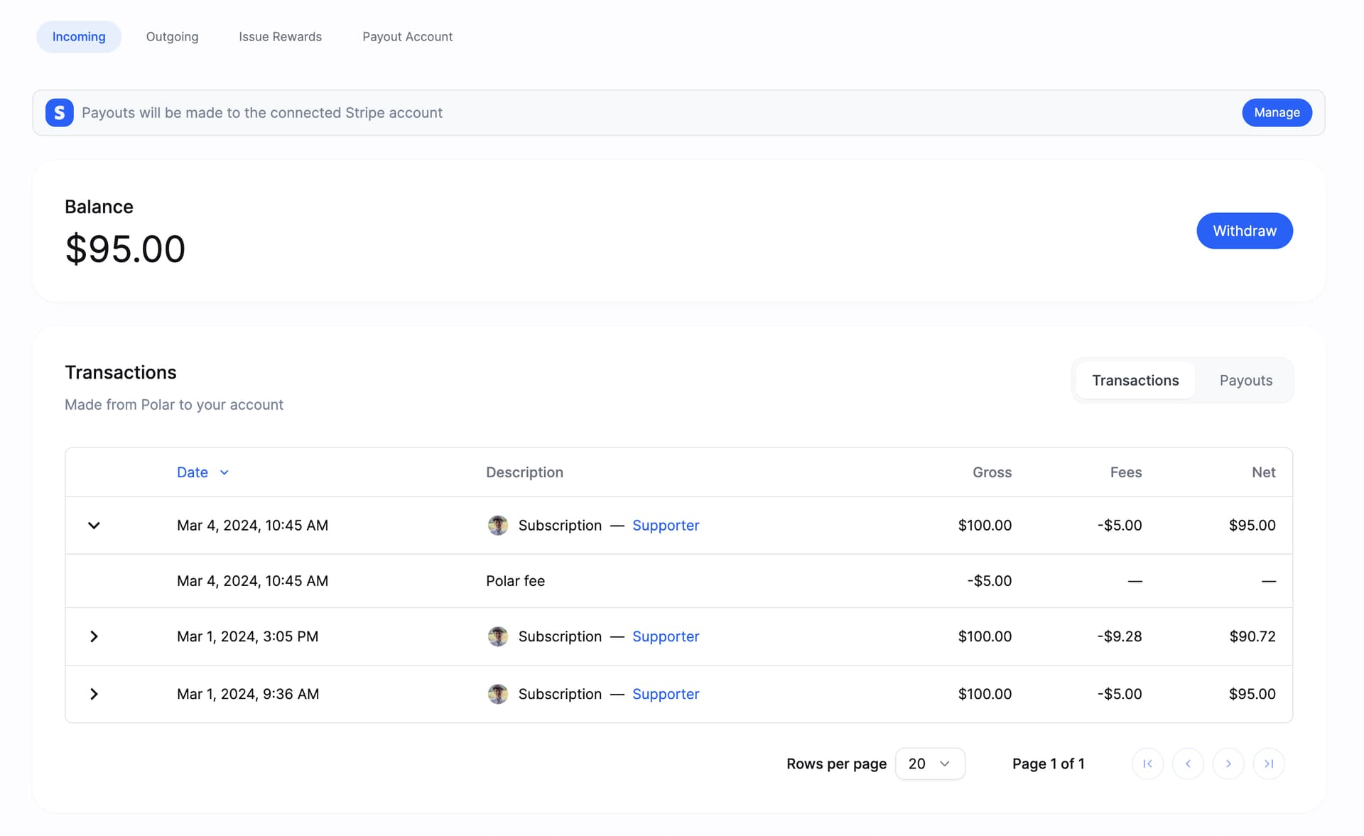 Updated Payout Flow & Overview